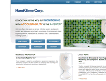 Tablet Screenshot of handgienecorp.com